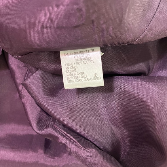 Antonio Melani Purple Strapless Cocktail Dress Women’s Size 10 - Picture 5 of 5